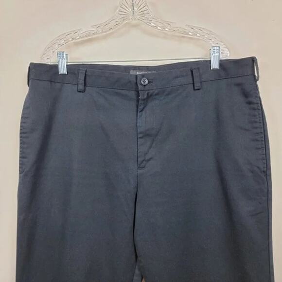 Van Heusen Mens Pants Black Size 38x34 Classic Cotton Dress Work Trousers - Picture 2 of 11